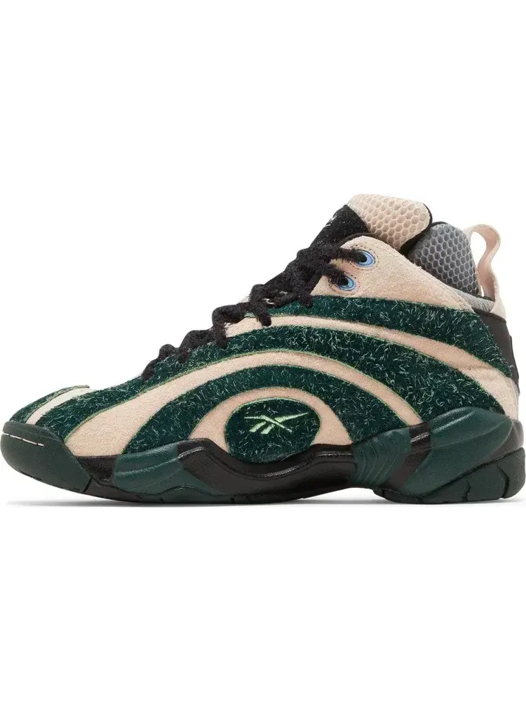 Кроссовки brain dead x shaqnosis 'dark forest' Reebok — изображение 3 из 8, зеленый
