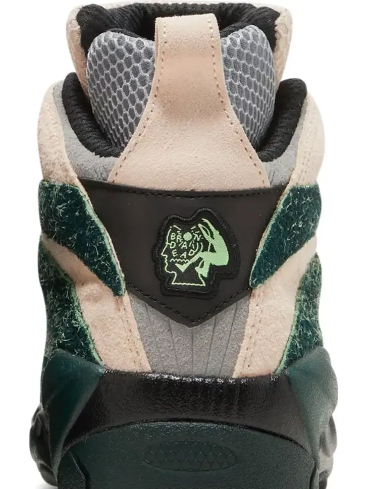 Кроссовки brain dead x shaqnosis 'dark forest' Reebok — изображение 7 из 8, зеленый