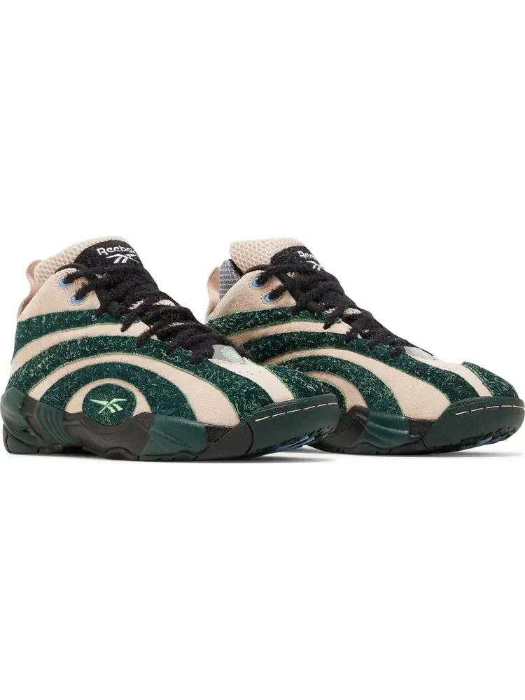 Кроссовки brain dead x shaqnosis 'dark forest' Reebok — изображение 8 из 8, зеленый