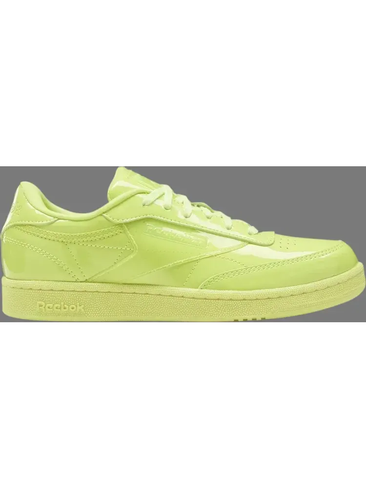 Кроссовки cardi b x coated club c j 'high vis green' Reebok — изображение 1 из 1, зеленый