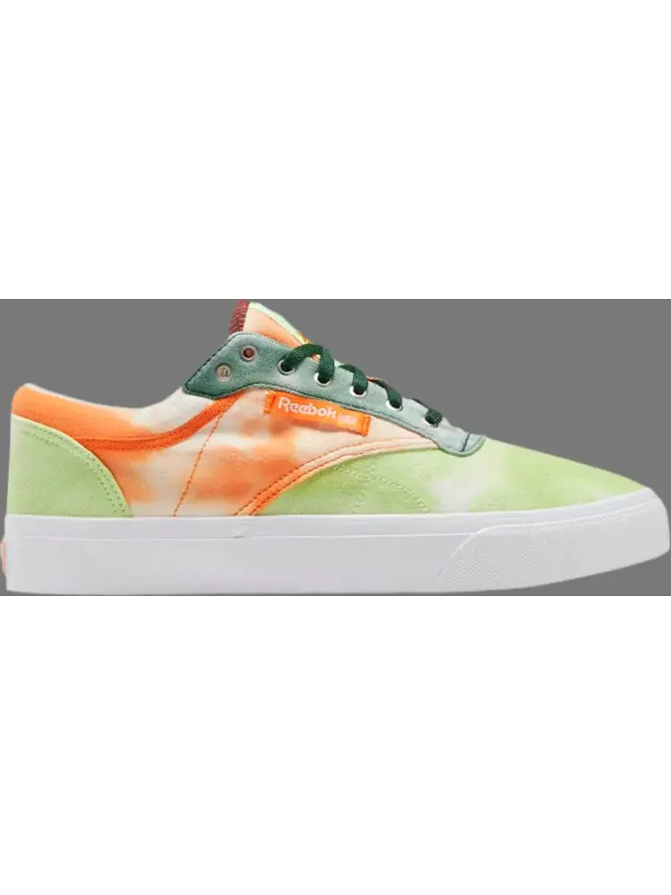 Кроссовки club c coast 'tie dye - electric flash orange' Reebok — изображение 1 из 1, зеленый