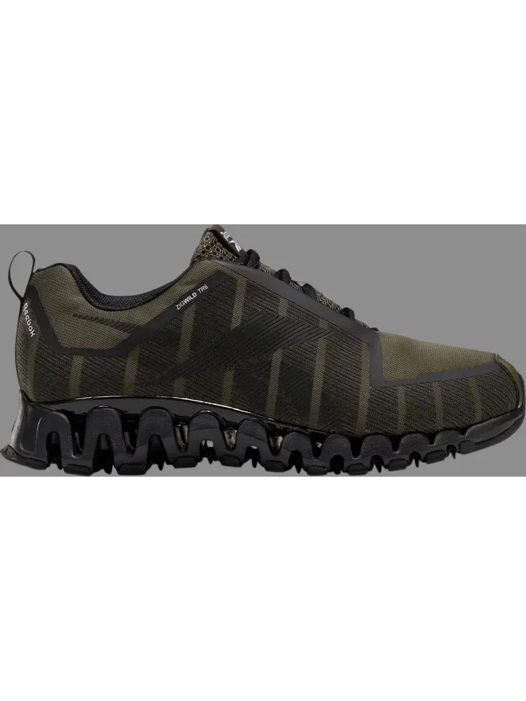Кроссовки zigwild trail 6 'army green' Reebok — изображение 1 из 1, зеленый