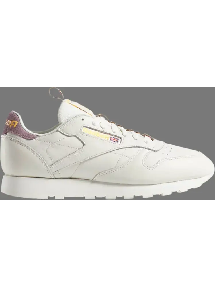 Кроссовки classic leather vintage 'chalk orchid' Reebok — изображение 1 из 1, белый