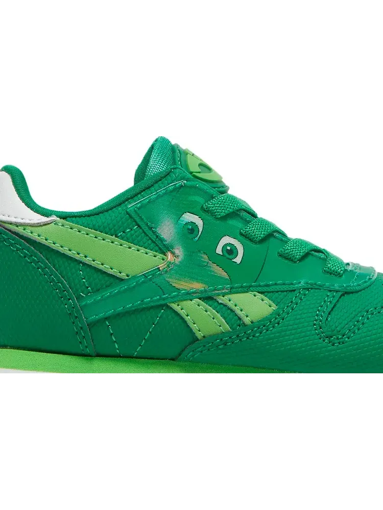 Кроссовки pj masks x classic leather toddler 'gekko' Reebok — изображение 2 из 8, зеленый