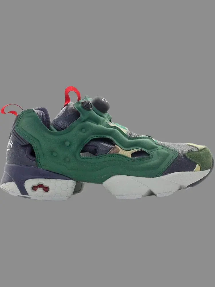 Кроссовки teenage mutant ninja turtles x instapump fury og 'villains pack - rocksteady' Reebok — изображение 1 из 1, зеленый