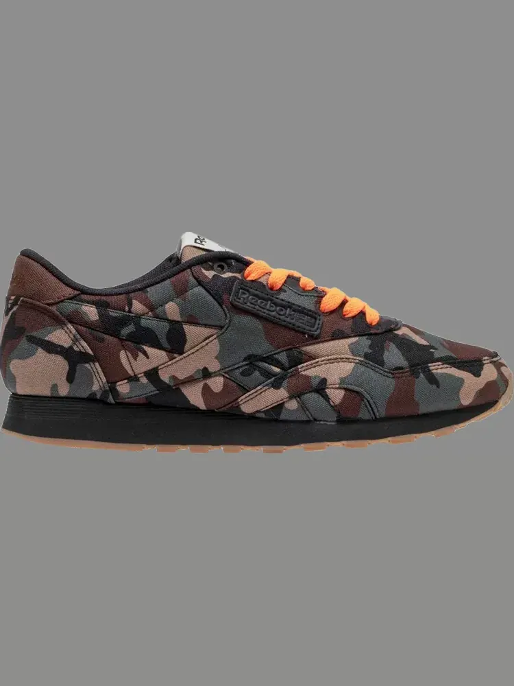 Кроссовки g.i. joe x shoe palace x classic nylon Reebok — изображение 1 из 1, зеленый