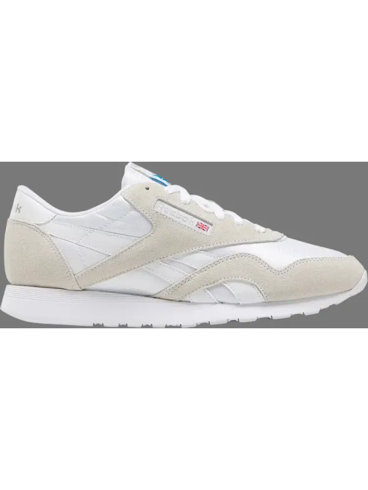 Кроссовки classic nylon 'white light grey' Reebok — изображение 1 из 1, белый