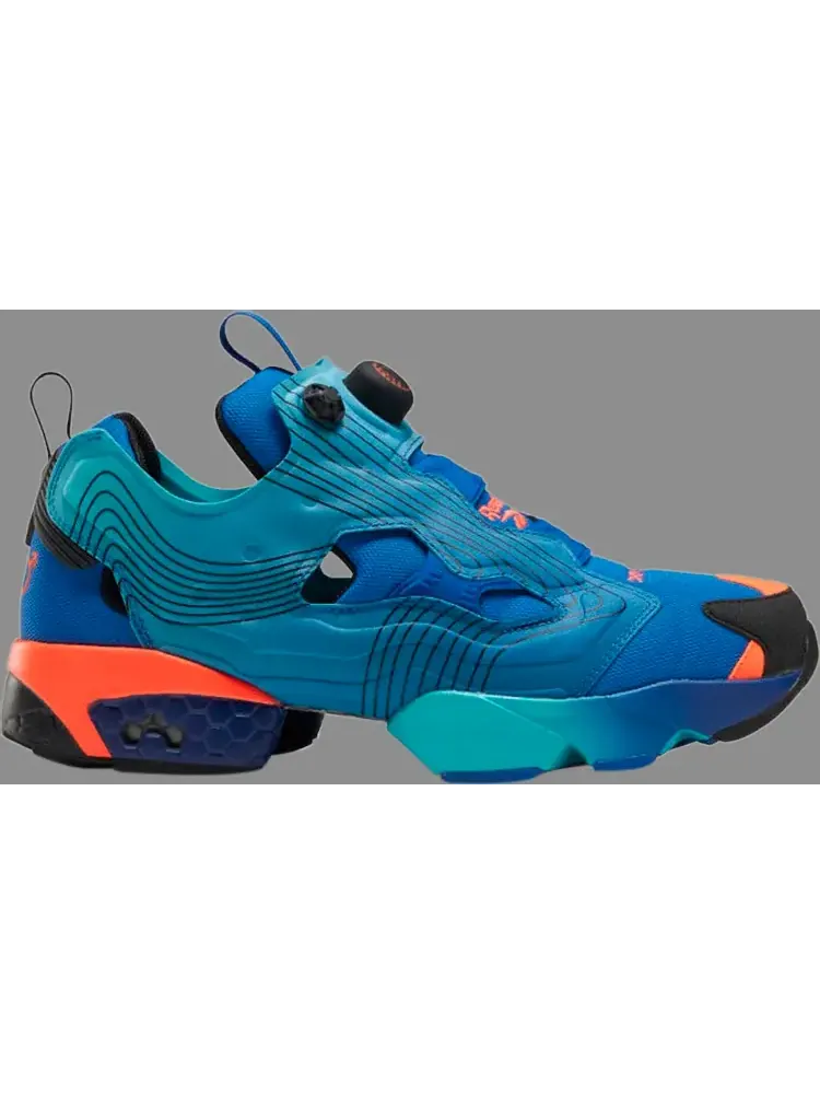 Кроссовки chromat x instapump fury og 'vector blue' Reebok — изображение 1 из 1, синий