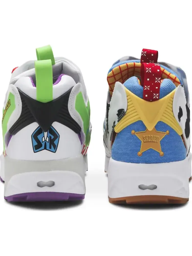Кроссовки toy story 4 x bait x instapump fury og mixed 'woody and buzz' Reebok — изображение 6 из 8, синий