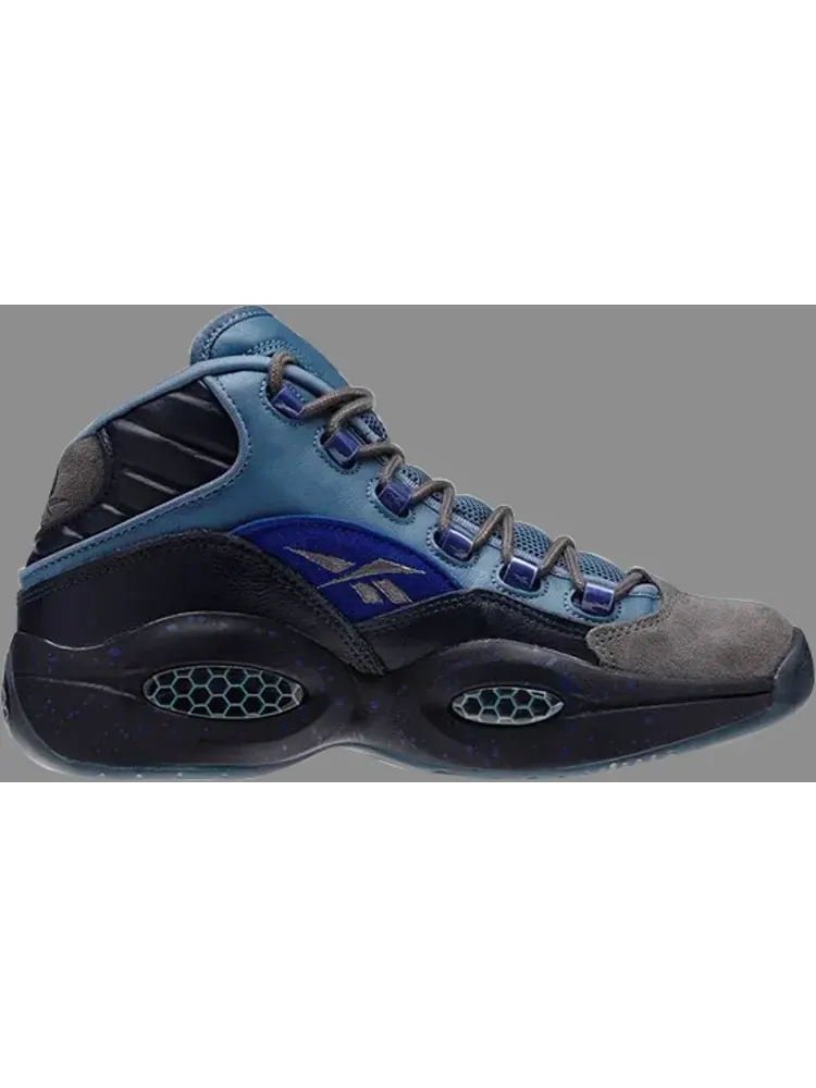 Кроссовки question mid 'stash' Reebok — изображение 1 из 6, синий