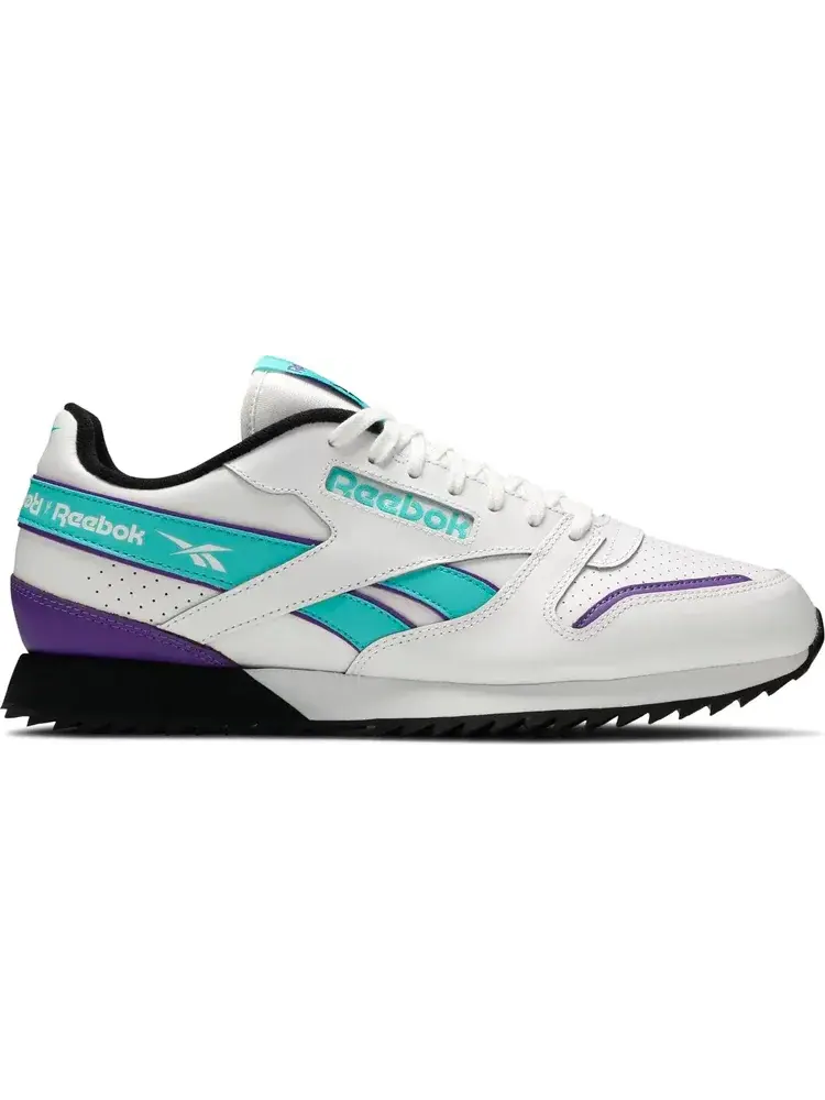 Кроссовки classic leather 'white turquoise' Reebok — изображение 1 из 8, белый