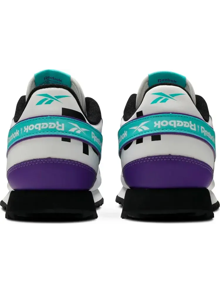 Кроссовки classic leather 'white turquoise' Reebok — изображение 6 из 8, белый