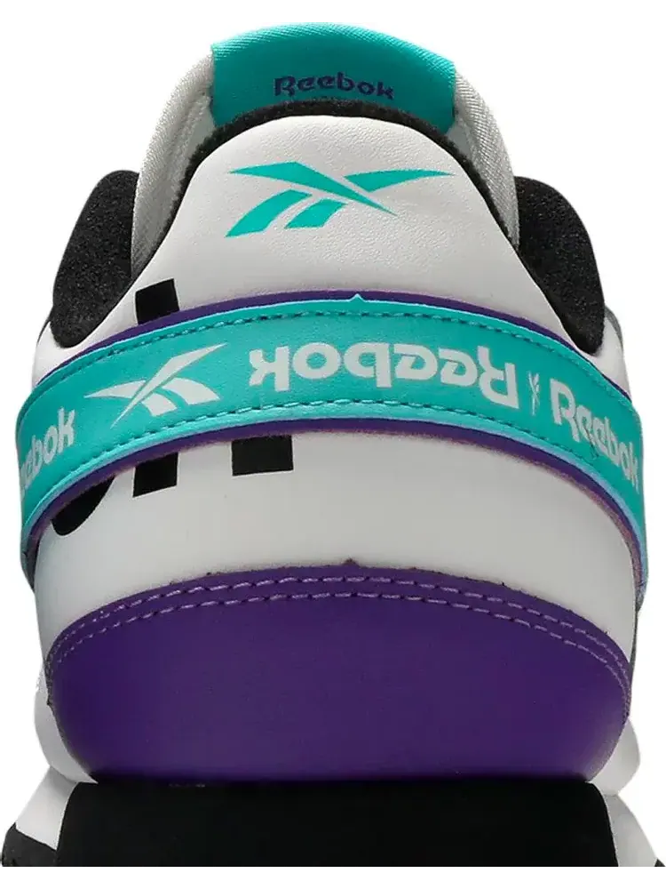 Кроссовки classic leather 'white turquoise' Reebok — изображение 7 из 8, белый