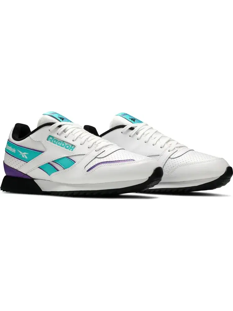 Кроссовки classic leather 'white turquoise' Reebok — изображение 8 из 8, белый