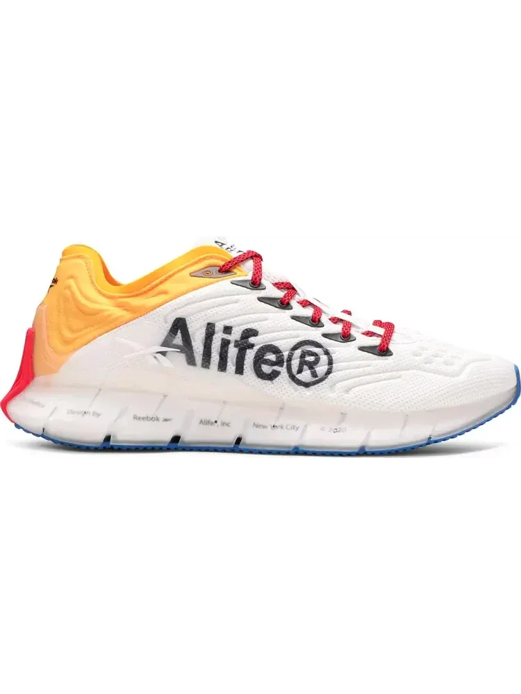 Кроссовки alife x zig kinetica 'white multi' Reebok — изображение 1 из 8, белый