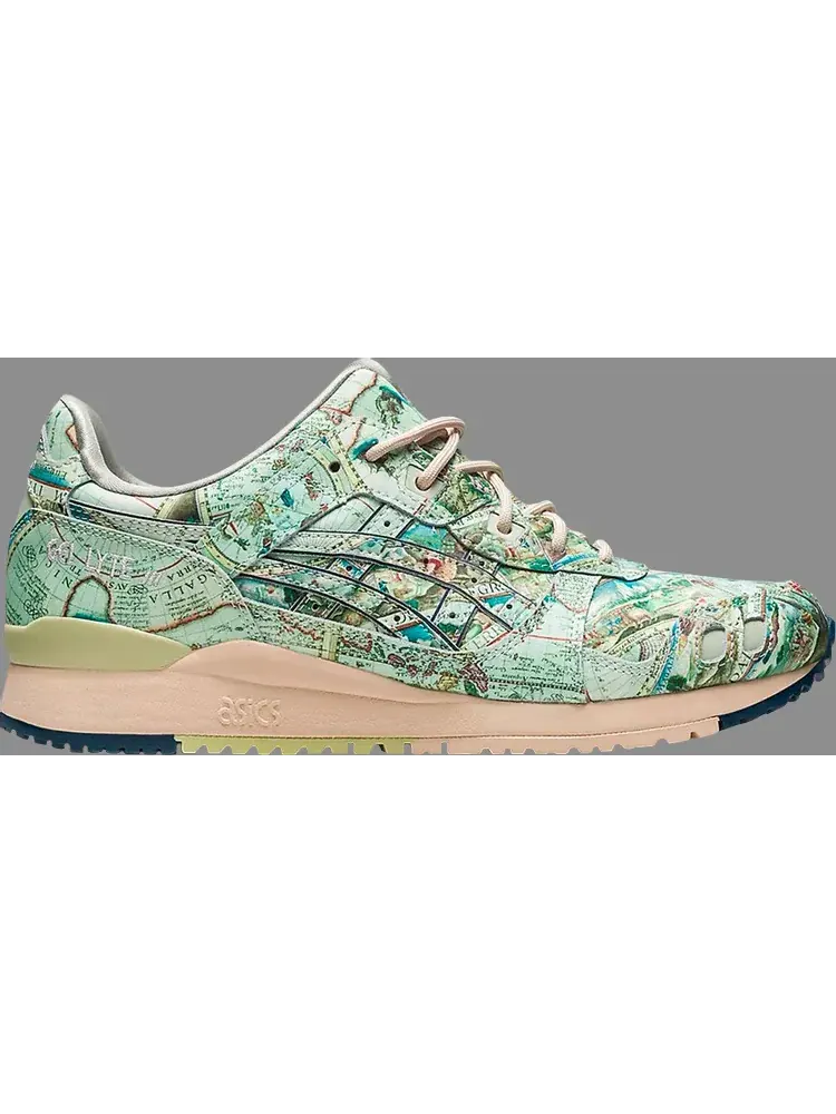 Кроссовки atmos x gel lyte 3 og 'aged map' Asics — изображение 1 из 1, зеленый