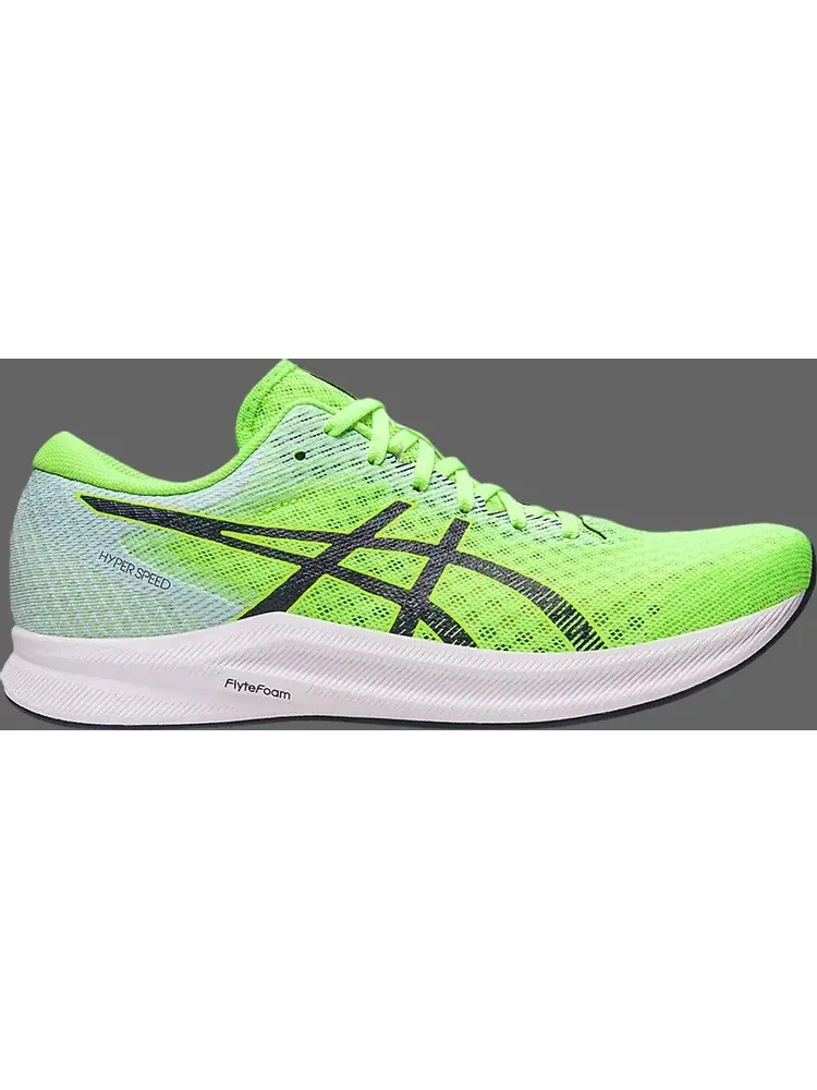 Кроссовки hyper speed 2 'hazard green midnight' Asics — изображение 1 из 1, зеленый