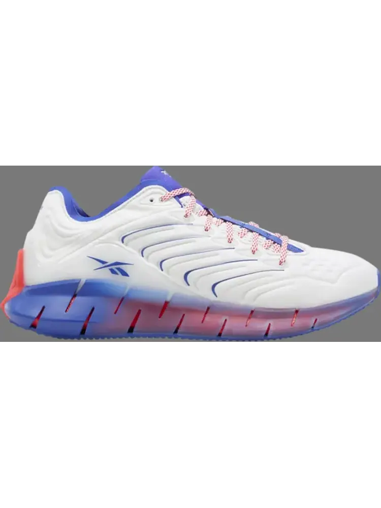 Кроссовки chromat x zig kinetica 'white acid blue' Reebok — изображение 1 из 1, белый