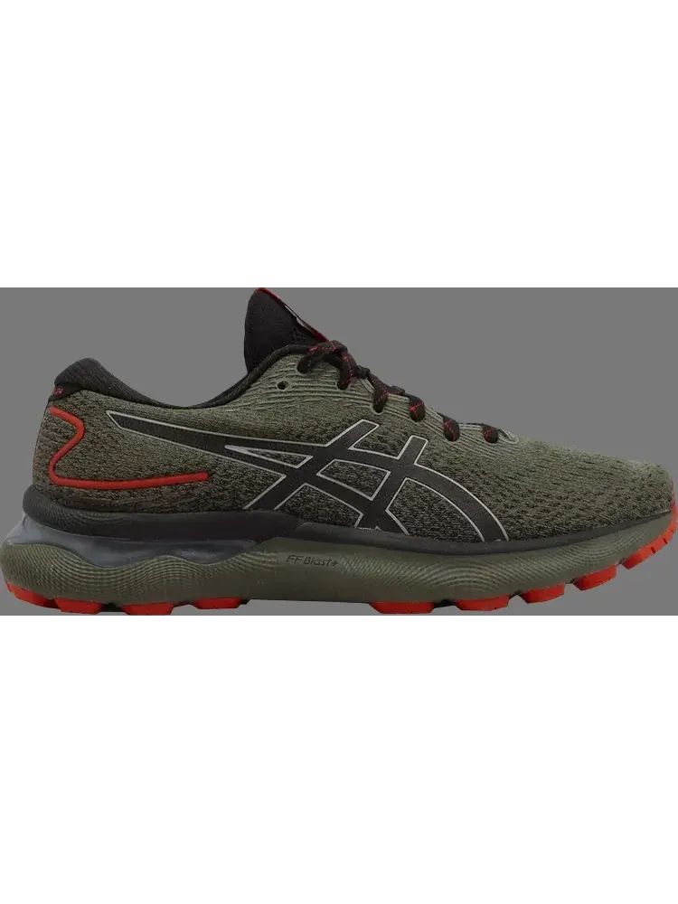 Кроссовки gel nimbus 24 tr 'nature bathing - olive' Asics — изображение 1 из 1, зеленый