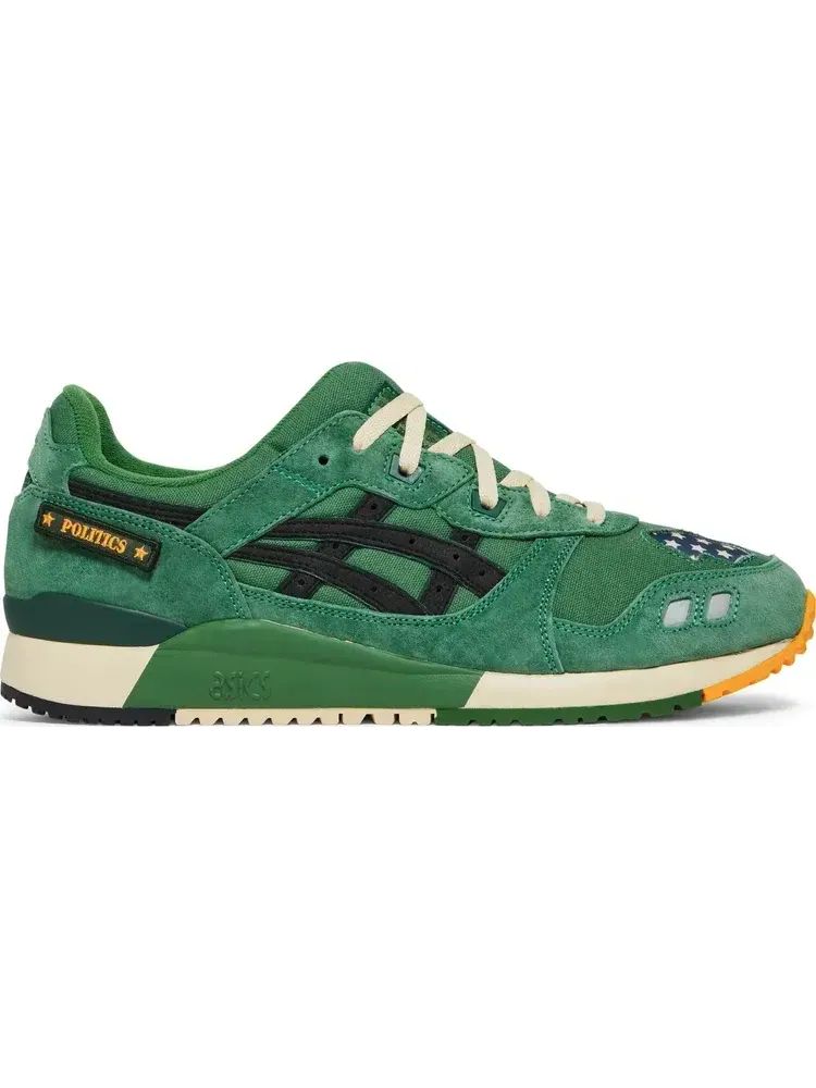 Кроссовки sneaker politics x gel lyte 3 'always ready' Asics — изображение 1 из 8, зеленый