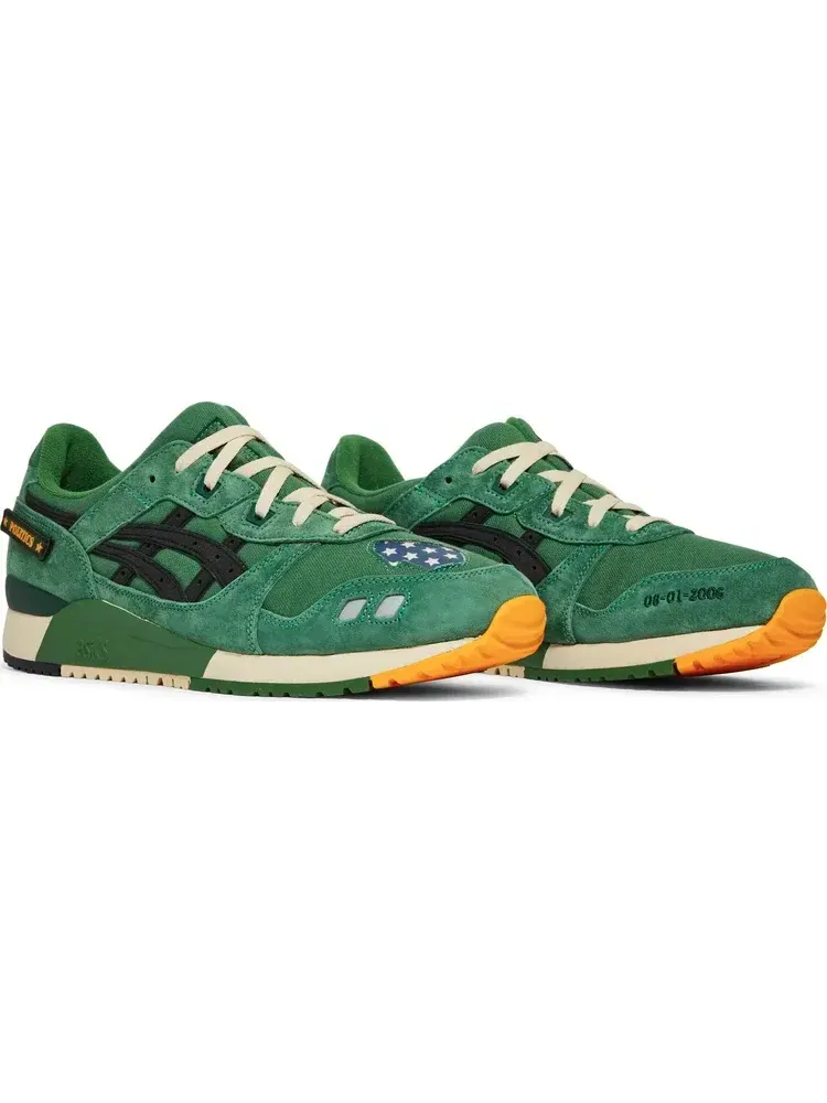 Кроссовки sneaker politics x gel lyte 3 'always ready' Asics — изображение 8 из 8, зеленый