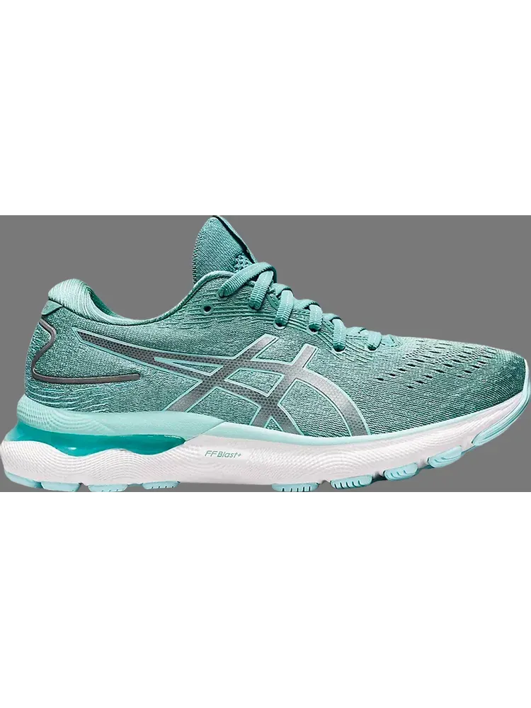 Кроссовки wmns gel nimbus 24 wide 'sage' Asics — изображение 1 из 1, зеленый