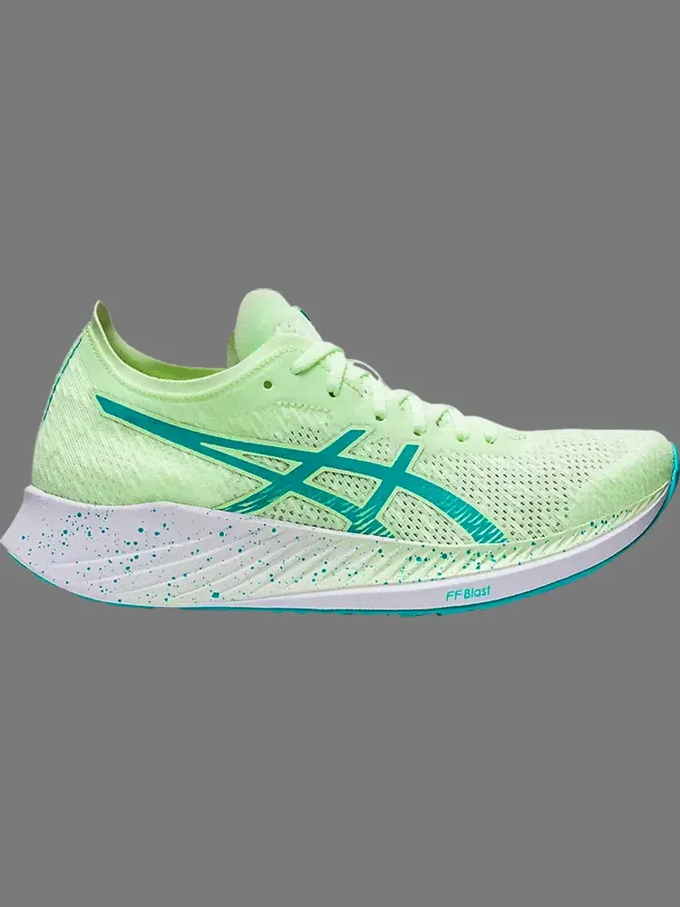 Лимитированные кроссовки wmns magic speed 'illuminate yellow sea glass' Asics — изображение 1 из 1, зеленый