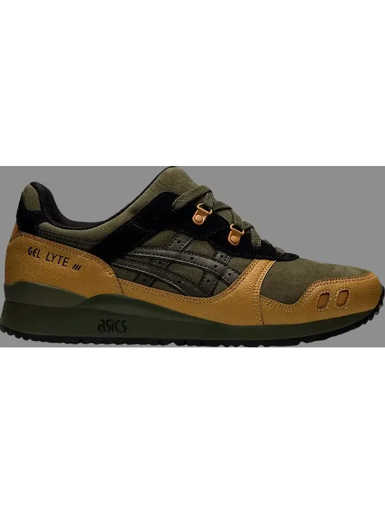 Кроссовки gel lyte 3 'olive tan presidio' Asics — изображение 1 из 1, зеленый