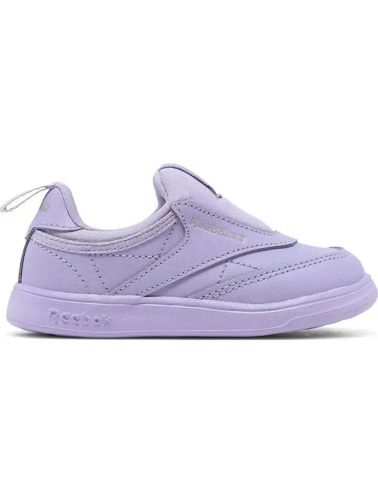 Кроссовки cardi b x club c slip-on 3 toddler 'crisp purple' Reebok — изображение 1 из 8, фиолетовый