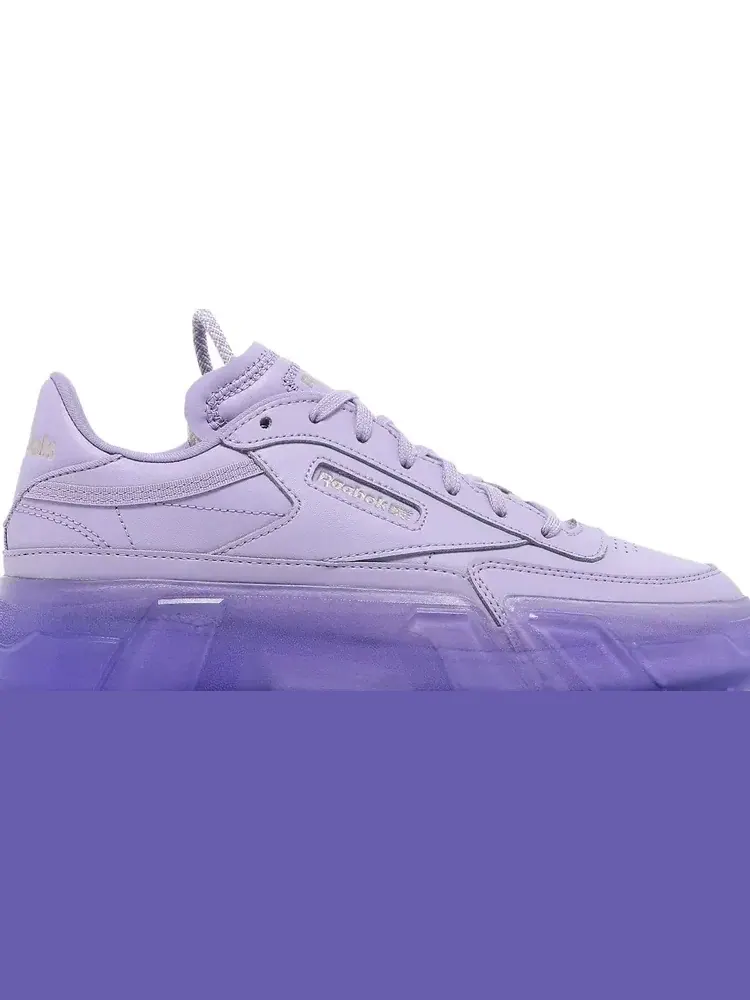 Женские кроссовки Reebok Club C Cardi B 'Crisp Purple' — изображение 2 из 8, фиолетовый