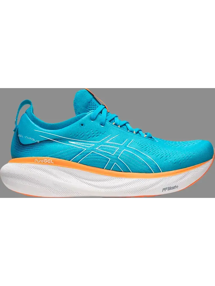 Кроссовки gel nimbus 25 'island blue sun peach' Asics — изображение 1 из 1, синий