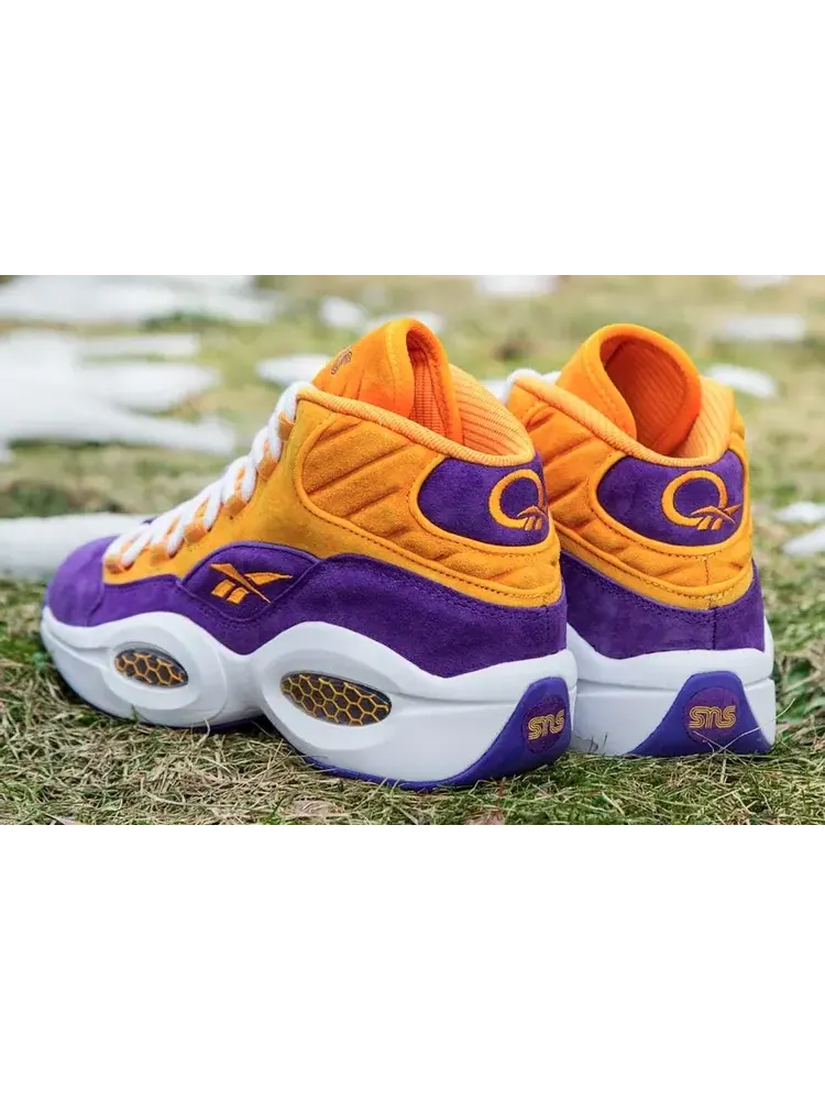 Кроссовки question mid 'crocus' Reebok — изображение 4 из 6, фиолетовый