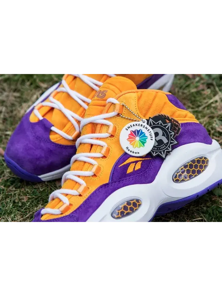 Кроссовки question mid 'crocus' Reebok — изображение 5 из 6, фиолетовый