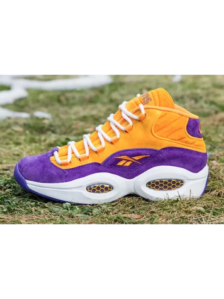 Кроссовки question mid 'crocus' Reebok — изображение 6 из 6, фиолетовый