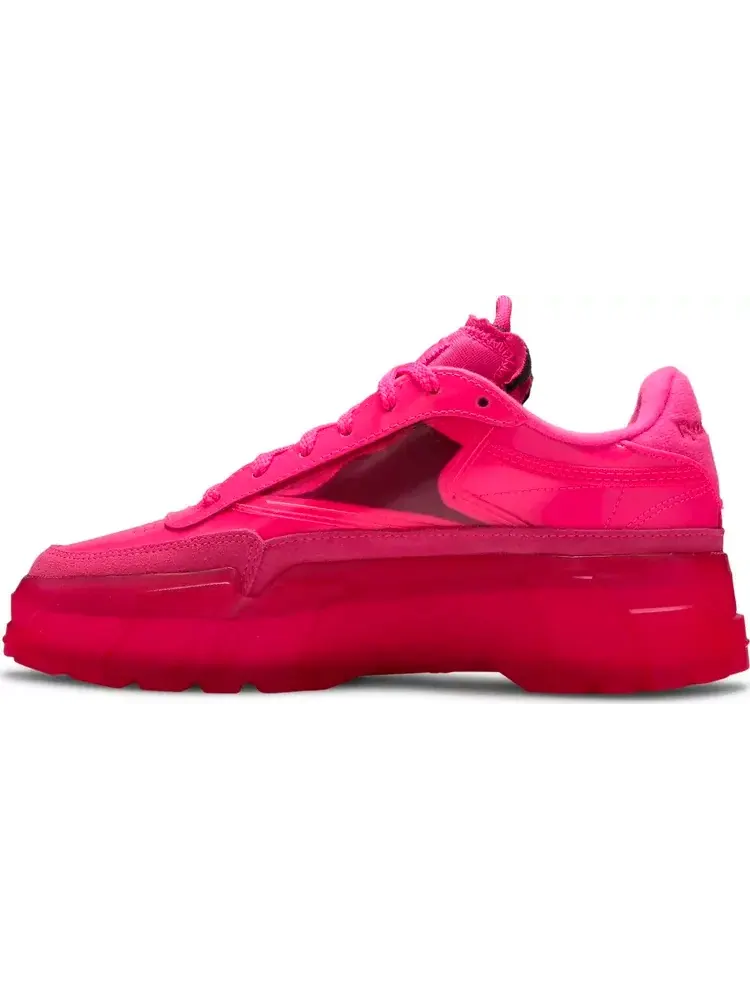 Кроссовки cardi b x wmns club c 'dynamic pink' Reebok — изображение 3 из 8, розовый