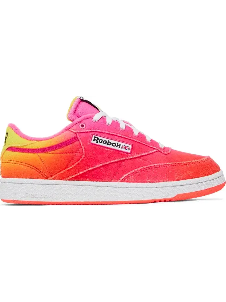 Кроссовки daniel moon x club c 85 'atomic pink alert yellow' Reebok — изображение 1 из 8, розовый