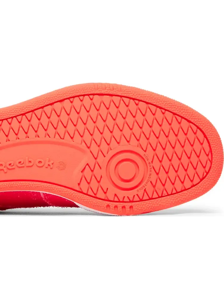 Кроссовки daniel moon x club c 85 'atomic pink alert yellow' Reebok — изображение 5 из 8, розовый