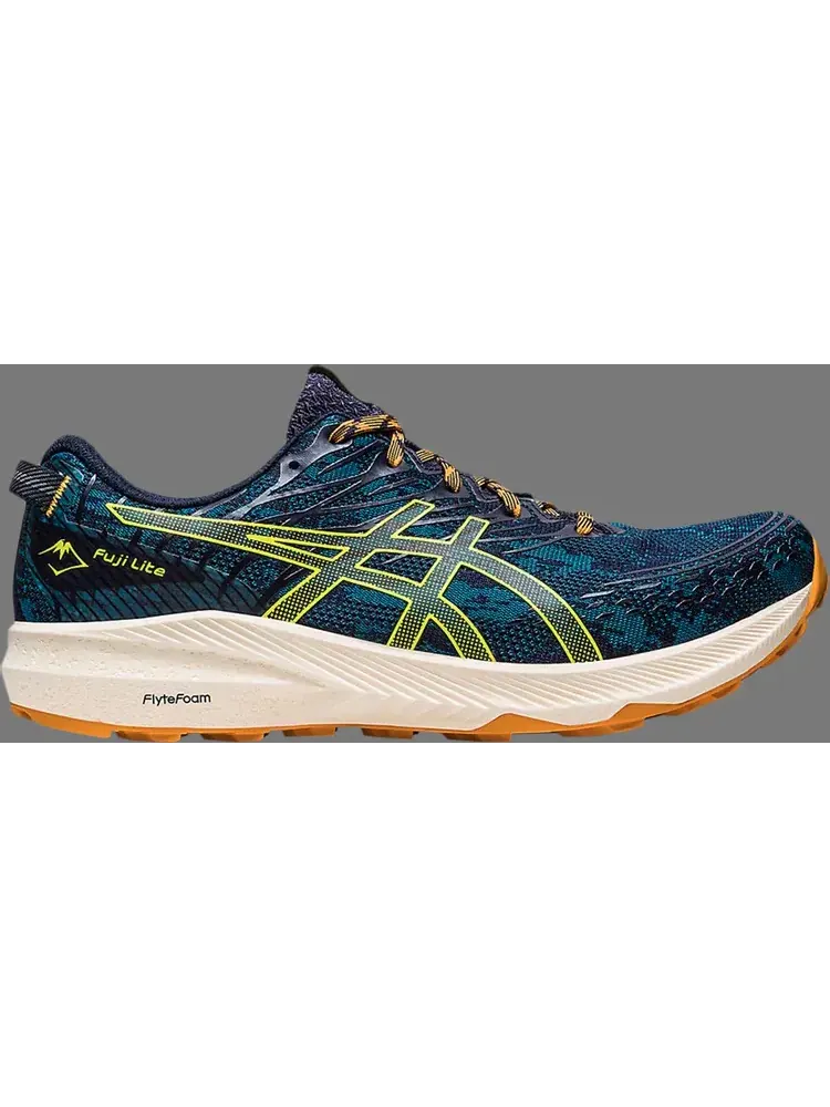 Кроссовки fuji lite 3 'ink teal golden yellow' Asics — изображение 1 из 1, синий