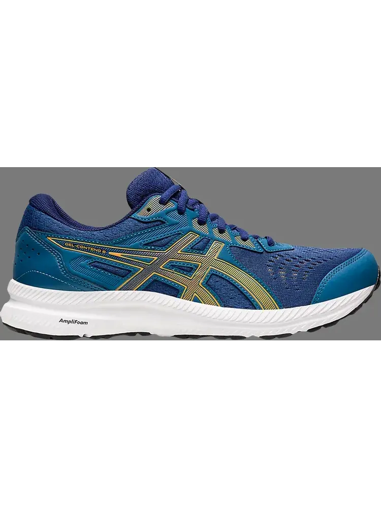 Кроссовки gel contend 8 'azure amber' Asics — изображение 1 из 1, синий