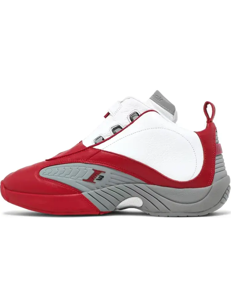 Кроссовки answer 4 og 'white red' 2021 Reebok — изображение 3 из 8, красный