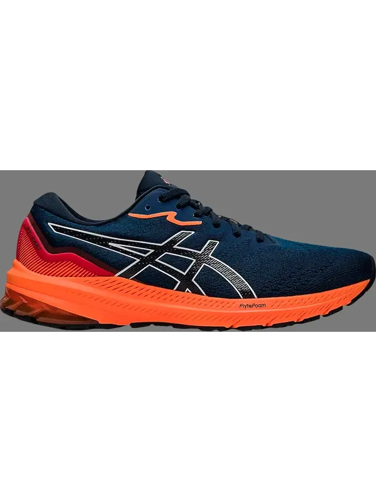 Кроссовки gt 1000 11 'french blue shocking orange' Asics — изображение 1 из 1, синий