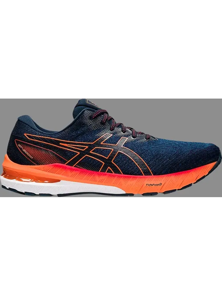Кроссовки gt 2000 10 4e wide 'mako blue shocking orange' Asics — изображение 1 из 1, синий