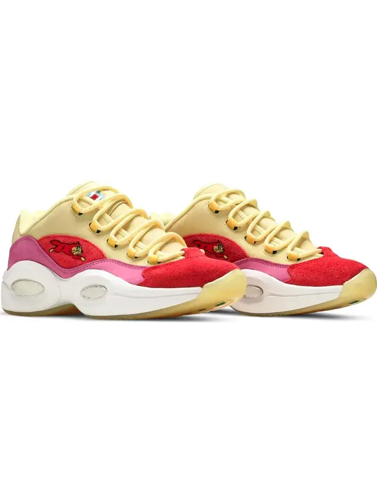 Кроссовки bbc ice cream x question low 'yellow red' Reebok — изображение 8 из 8, красный