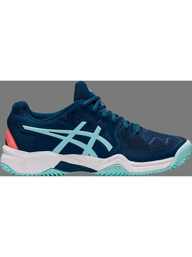 Кроссовки gel resolution 8 gs 'light indigo clear blue' Asics — изображение 1 из 1, синий