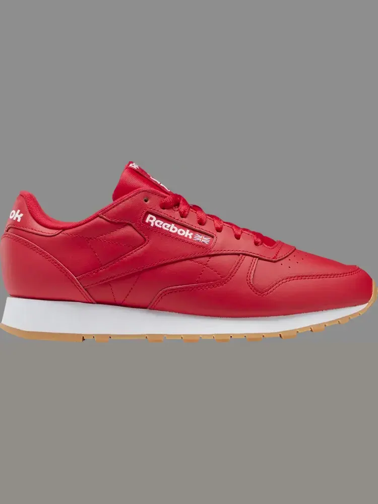 Кроссовки classic leather 'vector red gum' Reebok — изображение 1 из 1, красный