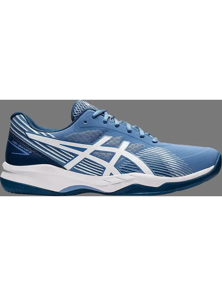 Кроссовки gel game 8 'blue harmony white' Asics — изображение 1 из 1, синий