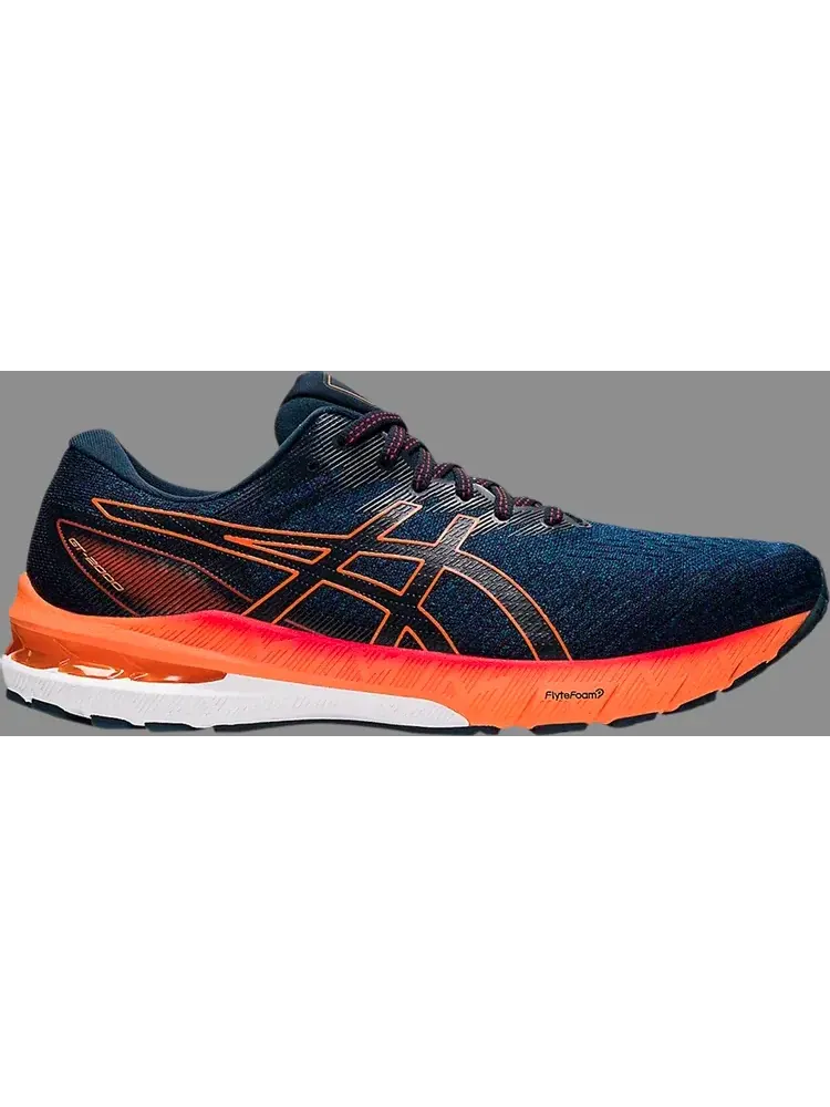 Кроссовки gt 2000 10 'mako blue shocking orange' Asics — изображение 1 из 1, синий