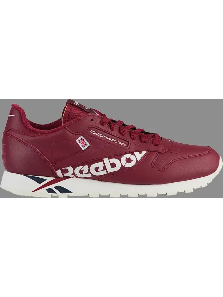 Кроссовки classic leather mu 'ativ-urban maroon' Reebok — изображение 1 из 1, красный