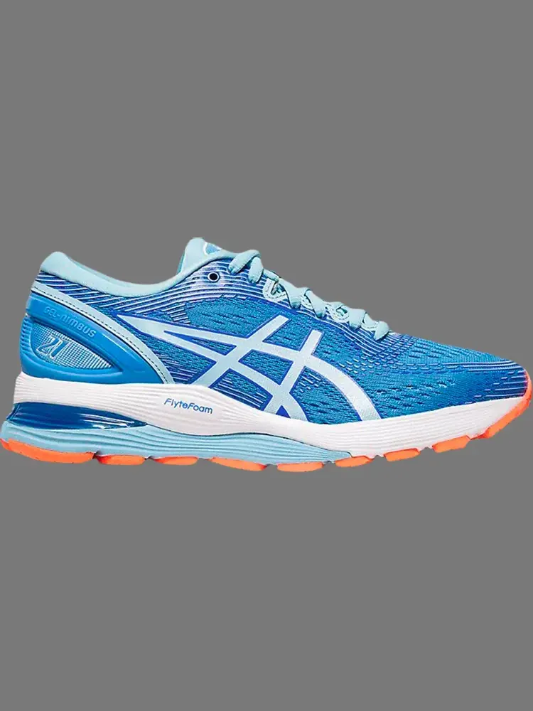 Кроссовки wmns gel nimbus 21 'blue coast skylight' Asics — изображение 1 из 1, синий