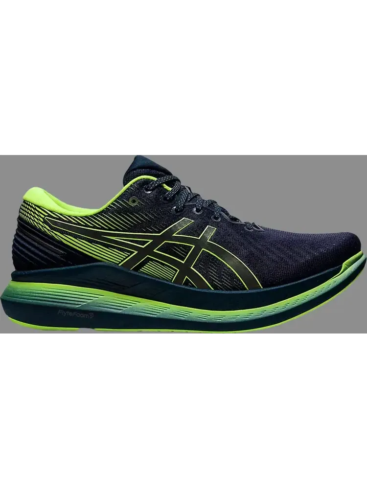 Кроссовки glideride 2 lite-show 'french blue lime' Asics — изображение 1 из 1, синий